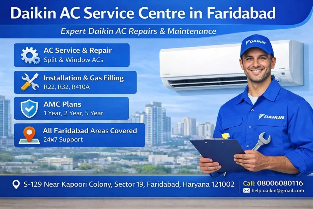 Daikin AC Service Centre in Faridabad